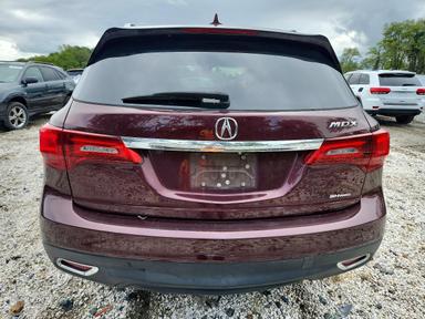 Vue de 2015 ACURA MDX TECHNOLOGY, angle 6