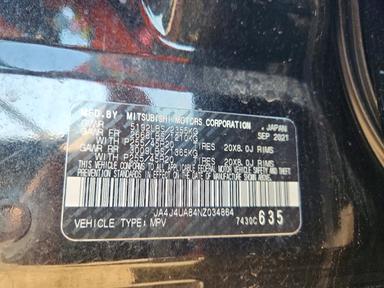 Vue de 2022 MITSUBISHI OUTLANDER SE, angle 12