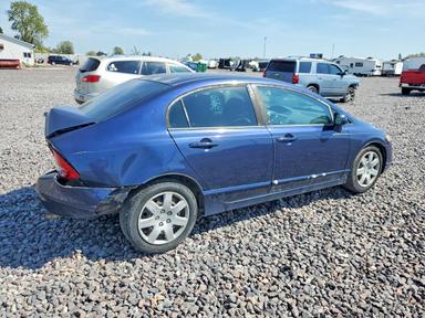 Vue de 2008 HONDA CIVIC LX, angle 3