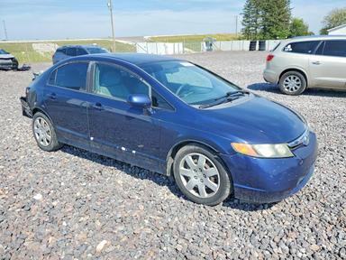 Vue de 2008 HONDA CIVIC LX, angle 4
