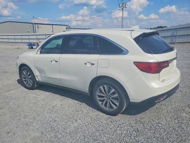Vista de 2016 ACURA MDX TECHNOLOGY, ángulo 2