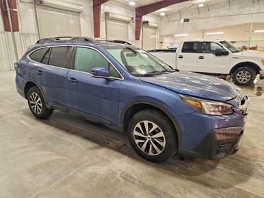 Vista de 2021 SUBARU OUTBACK PREMIUM, ángulo 4