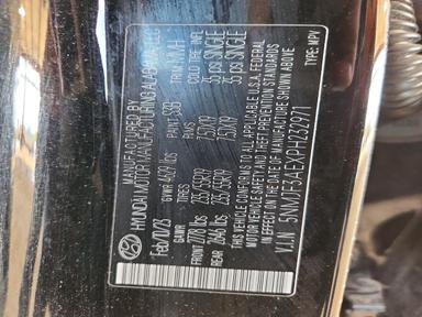 Вид 2023 HYUNDAI TUCSON SEL, угол 13