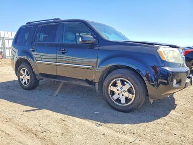Вид 2011 HONDA PILOT TOURING, угол 4