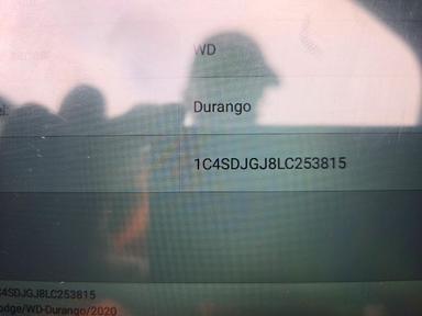 Вид 2020 DODGE DURANGO SRT, угол 13