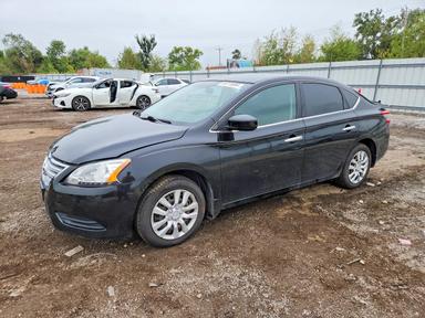 Vue de 2015 NISSAN SENTRA S, angle 1
