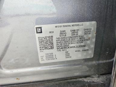 Vista de 2019 BUICK ENCLAVE PREMIUM, ángulo 13