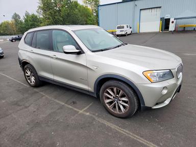 2014 BMW X3 XDRIVE28I view, angle 4