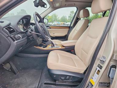2014 BMW X3 XDRIVE28I view, angle 7