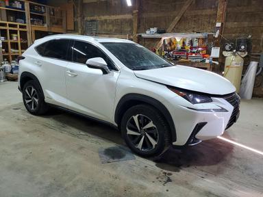 2021 LEXUS NX 300H BASE view, angle 4