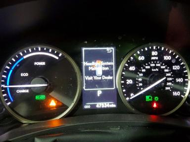 2021 LEXUS NX 300H BASE view, angle 9