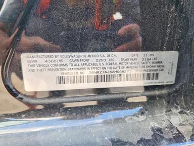 منظر 2010 VOLKSWAGEN JETTA SE، زاوية 12