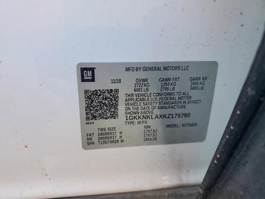 Вид 2019 GMC ACADIA SLE, угол 12