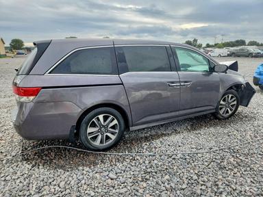 Вид 2015 HONDA ODYSSEY TOURING, угол 3