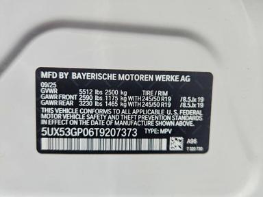Vista de 2026 BMW X3 30 XDRIVE, ángulo 12