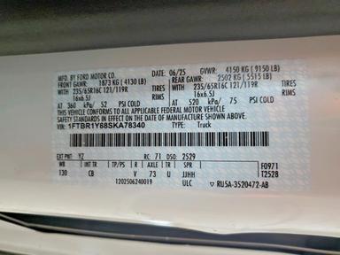 2025 FORD TRANSIT T-250 LOW ROOF DELIVERY VAN view, angle 14