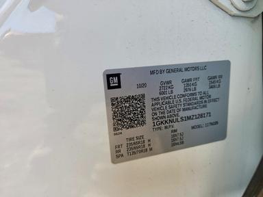 Vista de 2021 GMC ACADIA SLT, ángulo 13