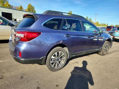 2015 SUBARU OUTBACK 2.5I LIMITED view, angle 3