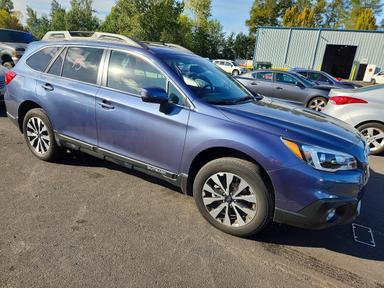 2015 SUBARU OUTBACK 2.5I LIMITED view, angle 4