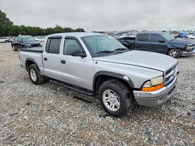 Вид 2004 DODGE DAKOTA QUAD SLT, угол 4