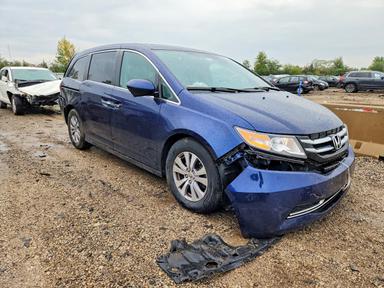 2015 HONDA ODYSSEY EX view, angle 4