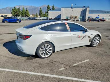 Вид 2019 TESLA MODEL 3, угол 3