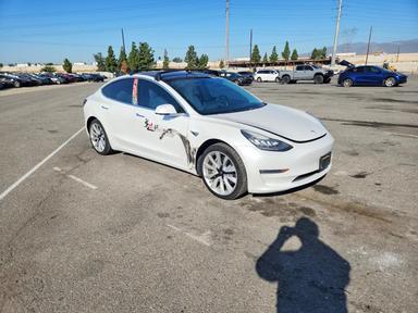 Вид 2019 TESLA MODEL 3, угол 4