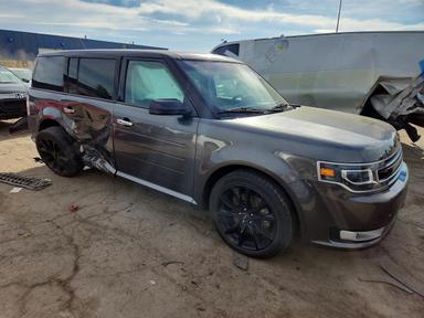 Vista de 2019 FORD FLEX LIMITED, ángulo 4