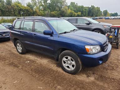 Vue de 2007 TOYOTA HIGHLANDER BASE, angle 4