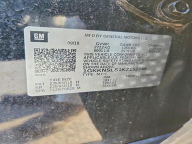 Vue de 2019 GMC ACADIA SLE, angle 14