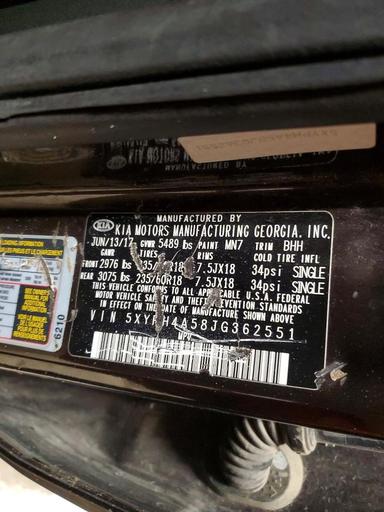 2018 KIA SORENTO EX view, angle 13