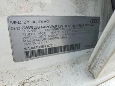 منظر 2014 AUDI A4 PREMIUM، زاوية 12