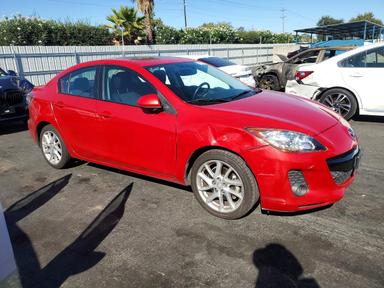 Vista de 2012 MAZDA 3 S, ángulo 4