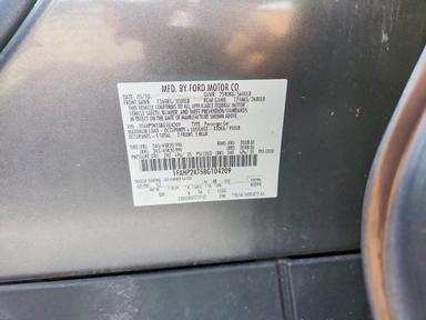 Vista de 2011 FORD TAURUS SHO, ángulo 13