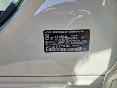 Vedere 2018 BMW X3 XDRIVEM40I, unghi 13