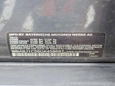 Vedere 2016 BMW 328 D XDRIVE, unghi 12