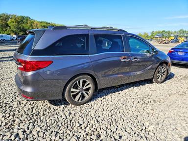 Вид 2022 HONDA ODYSSEY TOURING, угол 3