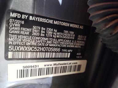 منظر 2017 BMW X3 XDRIVE28I، زاوية 13