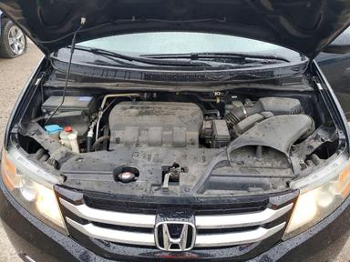 Vista de 2015 HONDA ODYSSEY EXL, ángulo 12
