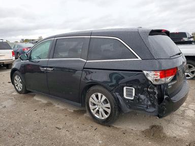 Vista de 2015 HONDA ODYSSEY EXL, ángulo 2