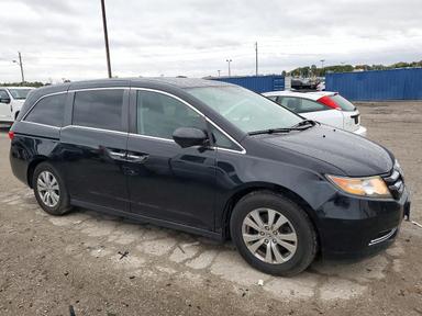 Vista de 2015 HONDA ODYSSEY EXL, ángulo 4