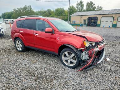 2008 MITSUBISHI OUTLANDER XLS view, angle 4