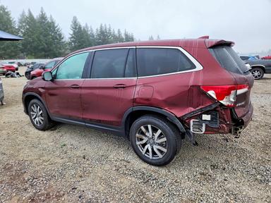 Vue de 2021 HONDA PILOT EXL, angle 2