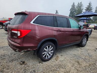 Vue de 2021 HONDA PILOT EXL, angle 3