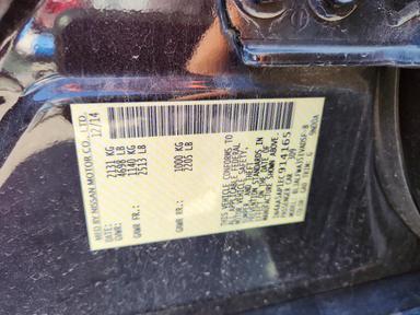 2014 NISSAN MAXIMA 3.5 S view, angle 12