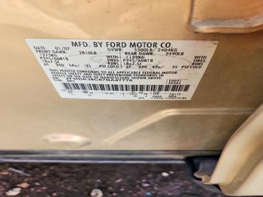 Вид 2007 FORD EDGE SEL, угол 12