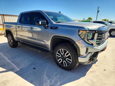 Вид 2024 GMC SIERRA K1500 AT4, угол 4