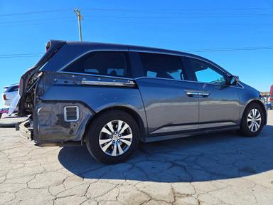 Vue de 2017 HONDA ODYSSEY EXL, angle 3