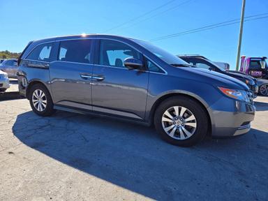 Vue de 2017 HONDA ODYSSEY EXL, angle 4