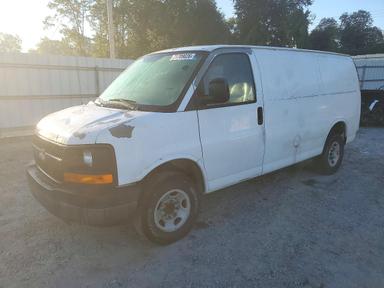 Vista de 2008 CHEVROLET EXPRESS 3500 DELIVERY VAN, ángulo 1